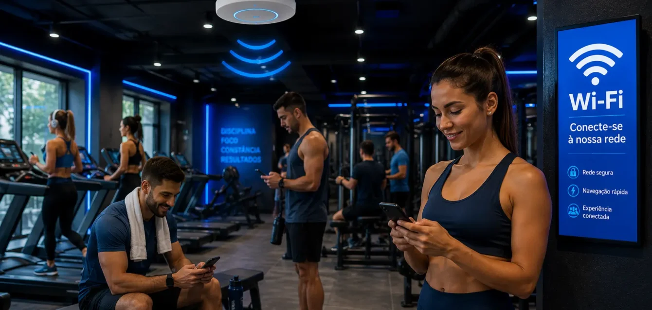 Como academias utilizam Wi-Fi Marketing para fidelização
