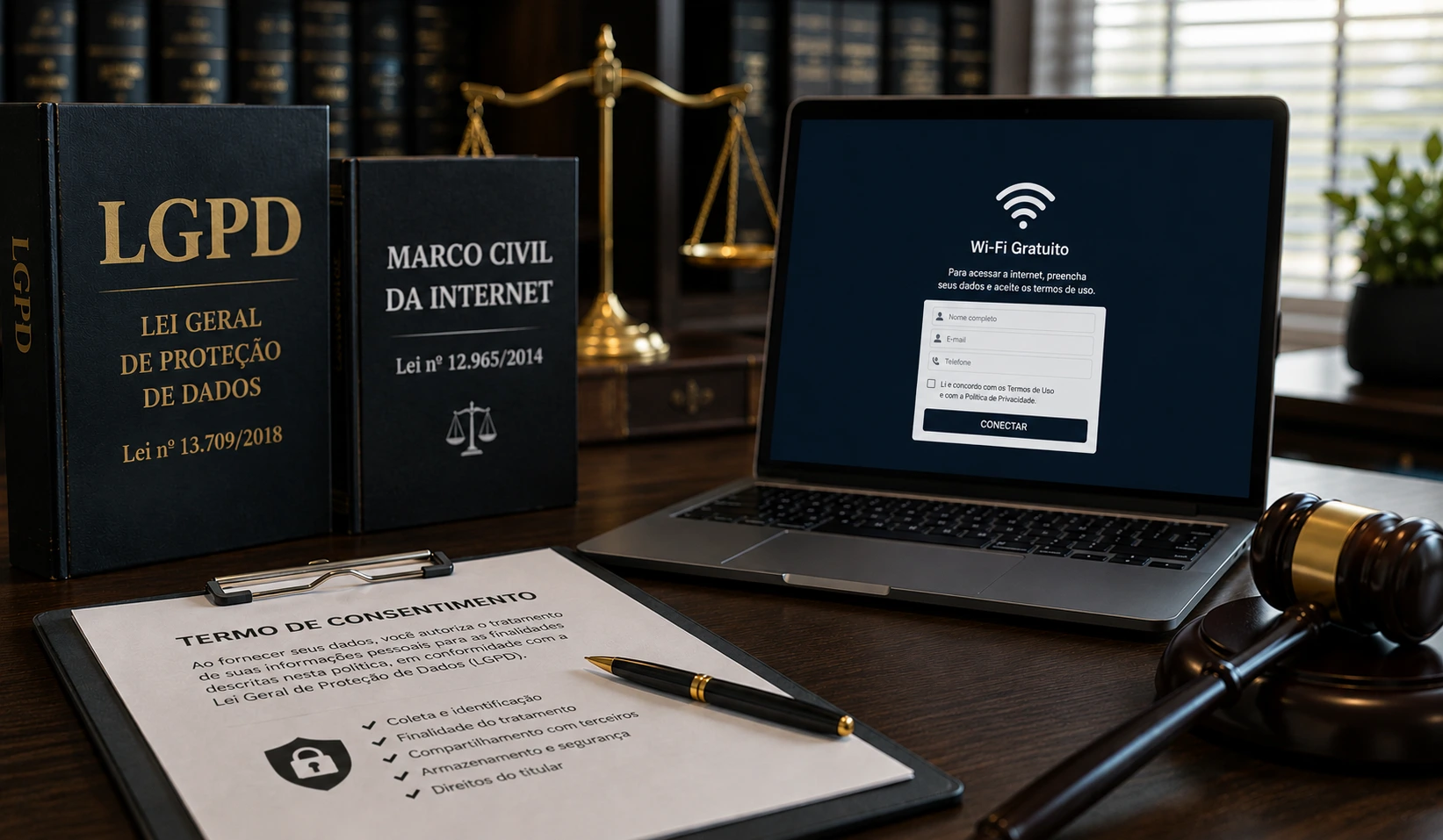 LGPD no hotspot Wi-Fi: o que toda empresa precisa saber LGPD no hotspot Wi-Fi: o que toda empresa precisa saber