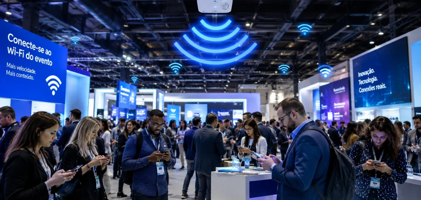 Wi-Fi Marketing que gera resultado em feiras e exposições