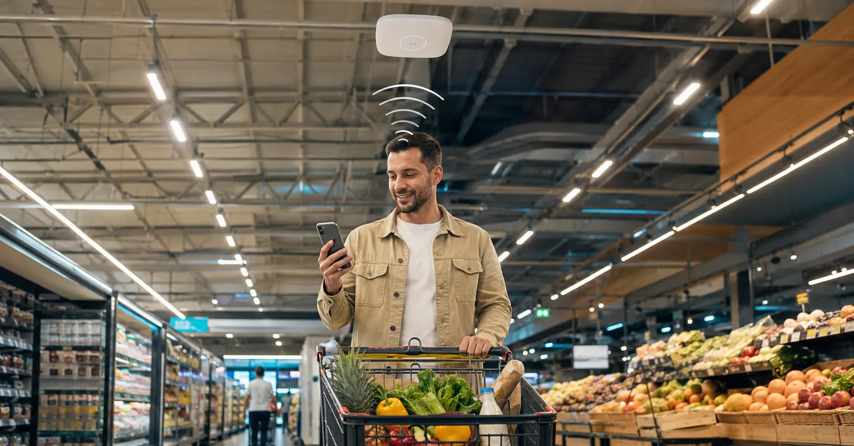 Wi-Fi no supermercado: de custo a fonte de receita Wi-Fi no supermercado: de custo a fonte de receita
